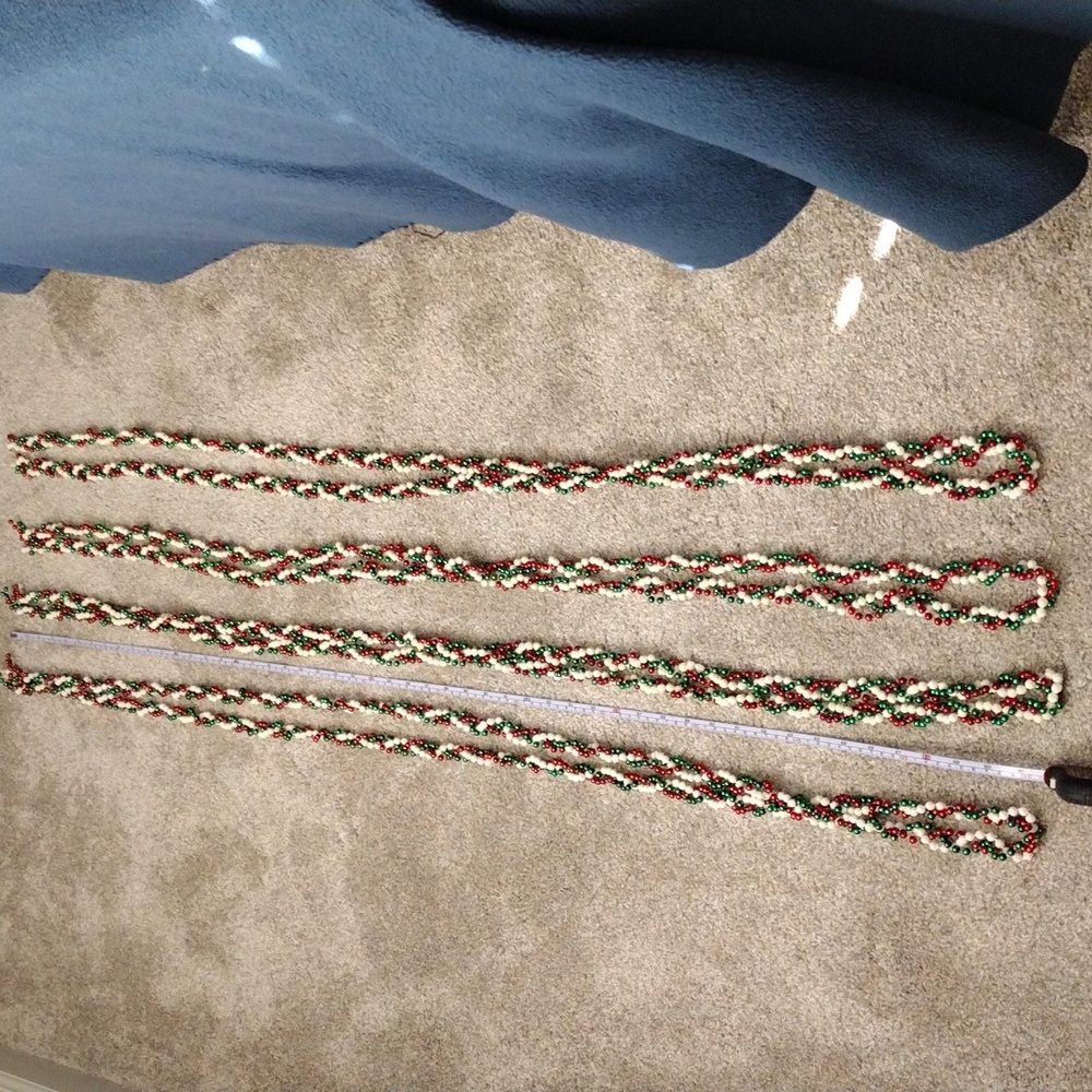 Vintage Christmas Tree Garland